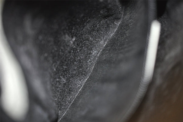 Authentic GUCCI Bamboo Shoulder Cross Body Bag Purse Enamel White Junk 5654J