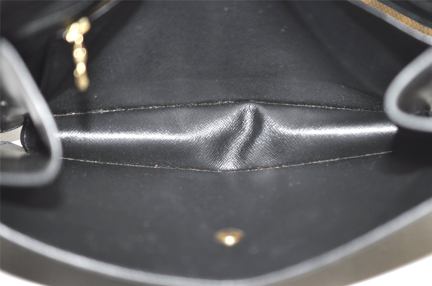 Authentic Louis Vuitton Epi Montaigne 27 Clutch Hand Bag Black M52652 LV 5656I