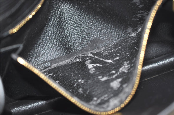 Authentic Louis Vuitton Epi Montaigne 27 Clutch Hand Bag Black M52652 LV 5656I