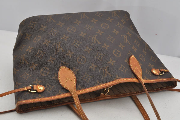 Authentic Louis Vuitton Monogram Neverfull PM Shoulder Tote Bag M40155 LV 5656J