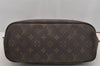 Authentic Louis Vuitton Monogram Neverfull PM Shoulder Tote Bag M40155 LV 5656J