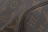 Authentic Louis Vuitton Monogram Neverfull PM Shoulder Tote Bag M40155 LV 5656J