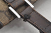 Authentic GUCCI Vintage Shoulder Cross Body Bag GG PVC Leather 92560 Brown 5656K
