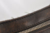 Authentic GUCCI Vintage Shoulder Cross Body Bag GG PVC Leather 92560 Brown 5656K
