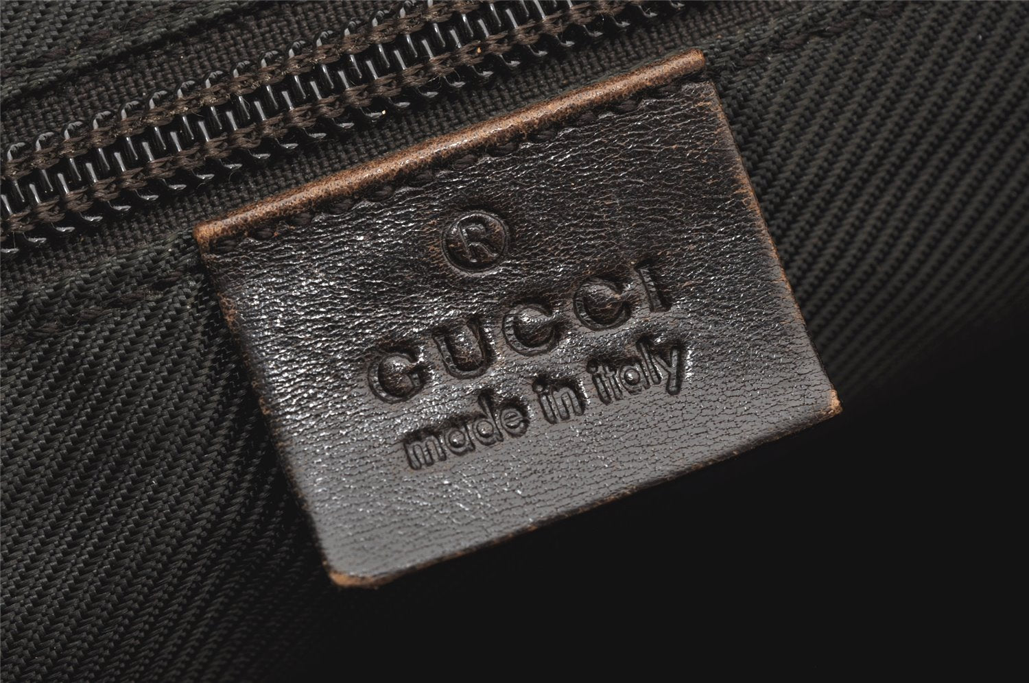 Authentic GUCCI Vintage Shoulder Cross Body Bag GG PVC Leather 92560 Brown 5656K
