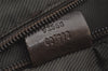 Authentic GUCCI Vintage Shoulder Cross Body Bag GG PVC Leather 92560 Brown 5656K