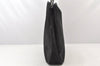 Authentic GUCCI Bamboo Shoulder Hand Bag Purse Mesh Leather 0015577 Black 5658K