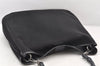 Authentic GUCCI Bamboo Shoulder Hand Bag Purse Mesh Leather 0015577 Black 5658K