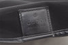 Authentic GUCCI Bamboo Shoulder Hand Bag Purse Mesh Leather 0015577 Black 5658K