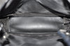 Authentic GUCCI Bamboo Shoulder Hand Bag Purse Mesh Leather 0015577 Black 5658K