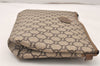 Authentic GUCCI Vintage GG Plus Clutch Hand Bag Purse PVC Leather Brown 5660K