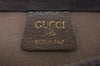 Authentic GUCCI Vintage GG Plus Clutch Hand Bag Purse PVC Leather Brown 5660K