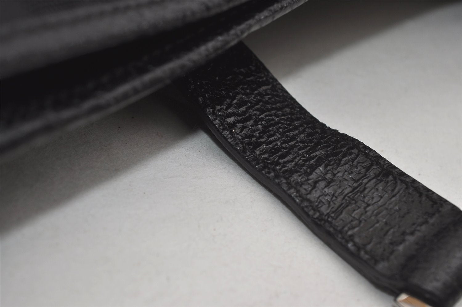 Authentic GUCCI Jackie Shoulder Hand Bag Purse Nylon Leather 0013306 Black 5661I