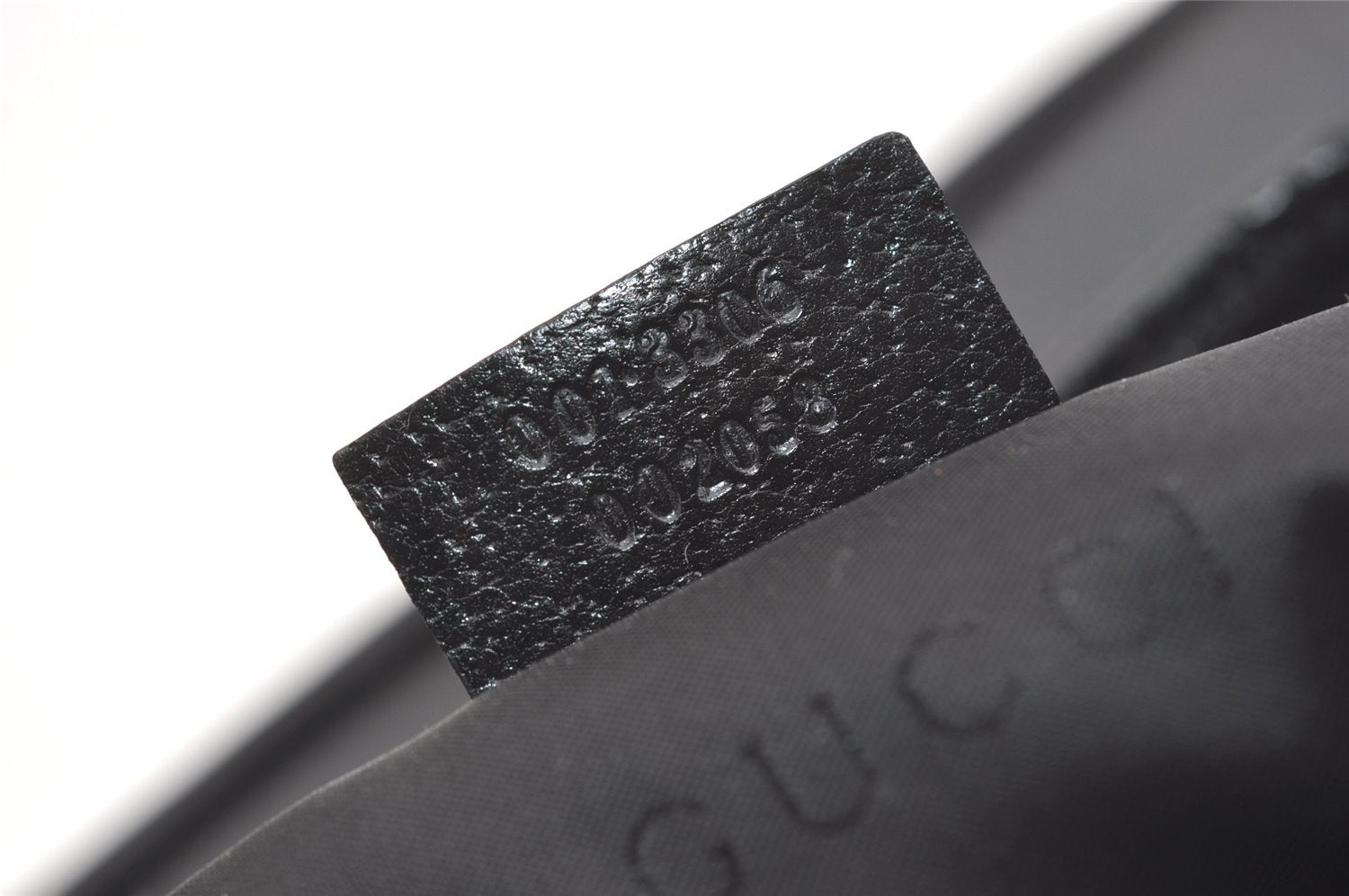 Authentic GUCCI Jackie Shoulder Hand Bag Purse Nylon Leather 0013306 Black 5661I