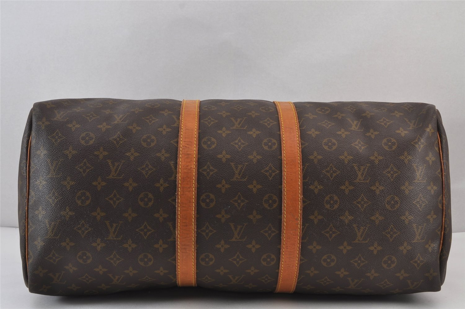 Authentic Louis Vuitton Monogram Keepall 55 Travel Boston Bag M41424 LV 5661J