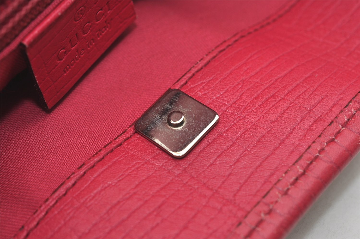 Authentic GUCCI Vintage Shoulder Tote Bag GG PVC Leather 114288 Brown 5664I