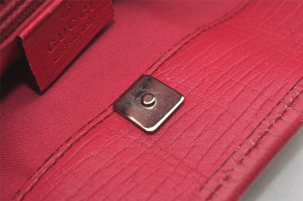 Authentic GUCCI Vintage Shoulder Tote Bag GG PVC Leather 114288 Brown 5664I