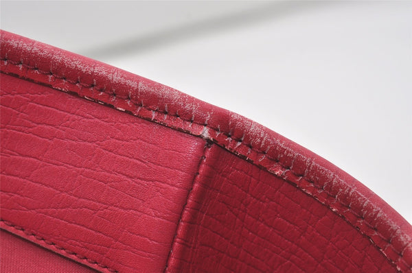 Authentic GUCCI Vintage Shoulder Tote Bag GG PVC Leather 114288 Brown 5664I