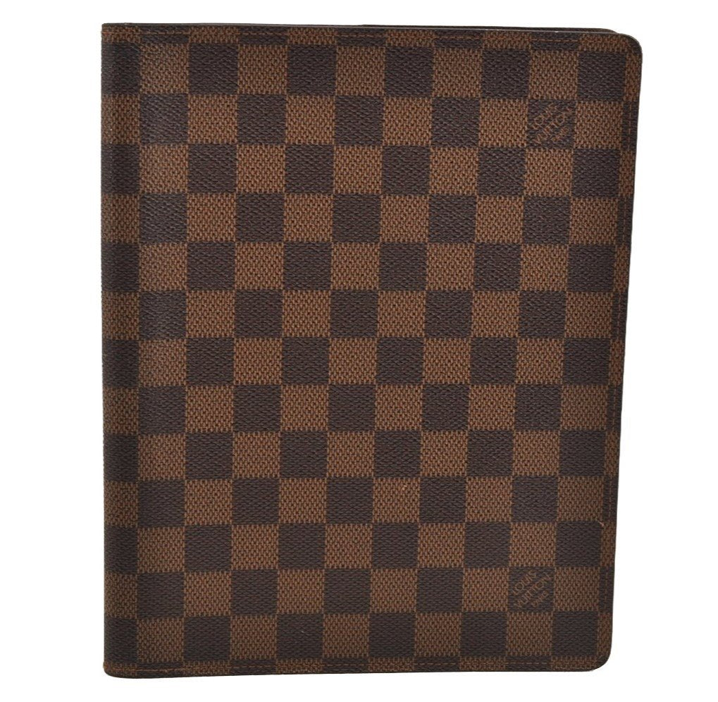Authentic Louis Vuitton Damier Agenda Bureau Note Book Cover R21065 LV 5664J