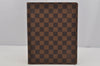 Authentic Louis Vuitton Damier Agenda Bureau Note Book Cover R21065 LV 5664J