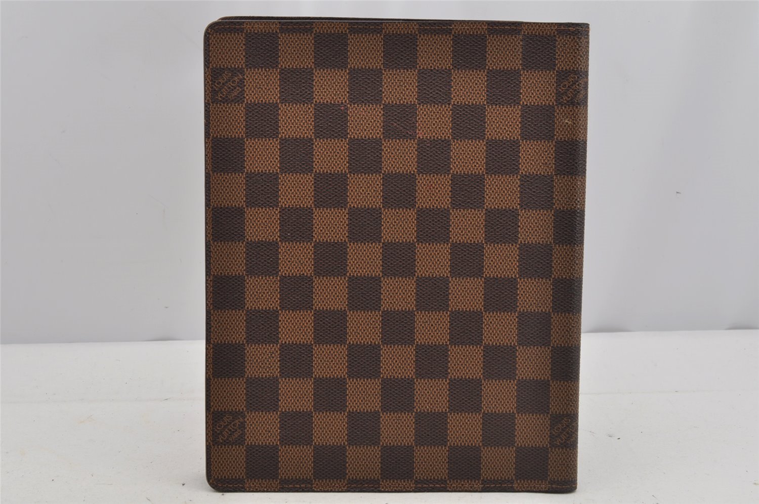 Authentic Louis Vuitton Damier Agenda Bureau Note Book Cover R21065 LV 5664J