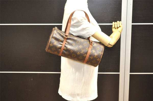 Authentic Louis Vuitton Monogram Papillon 30 Hand Bag Old Model LV 5665I