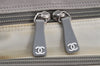 Authentic CHANEL Sports Line Nylon Leather CC Logo Backpack White Gray 5665J