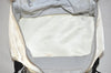 Authentic CHANEL Sports Line Nylon Leather CC Logo Backpack White Gray 5665J
