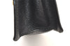 Authentic GUCCI Vintage Clutch Hand Bag Purse Leather Black 5665K
