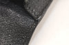 Authentic GUCCI Vintage Clutch Hand Bag Purse Leather Black 5665K