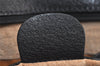 Authentic GUCCI Vintage Clutch Hand Bag Purse Leather Black 5665K