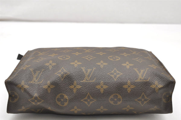 Auth Louis Vuitton Monogram Poche Toilette 26 Cosmetics Pouch Old Model LV 5666K