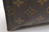 Auth Louis Vuitton Monogram Poche Toilette 26 Cosmetics Pouch Old Model LV 5666K