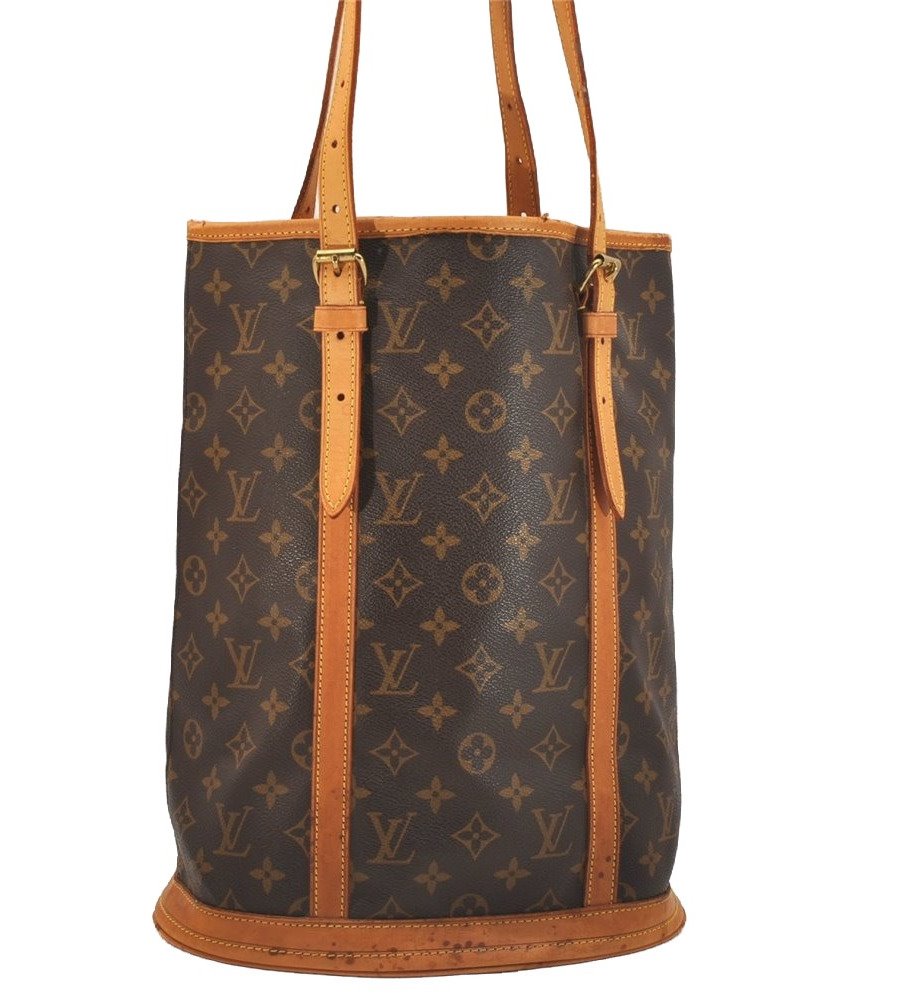 Authentic Louis Vuitton Monogram Bucket GM Shoulder Tote Bag M42236 LV 5667J