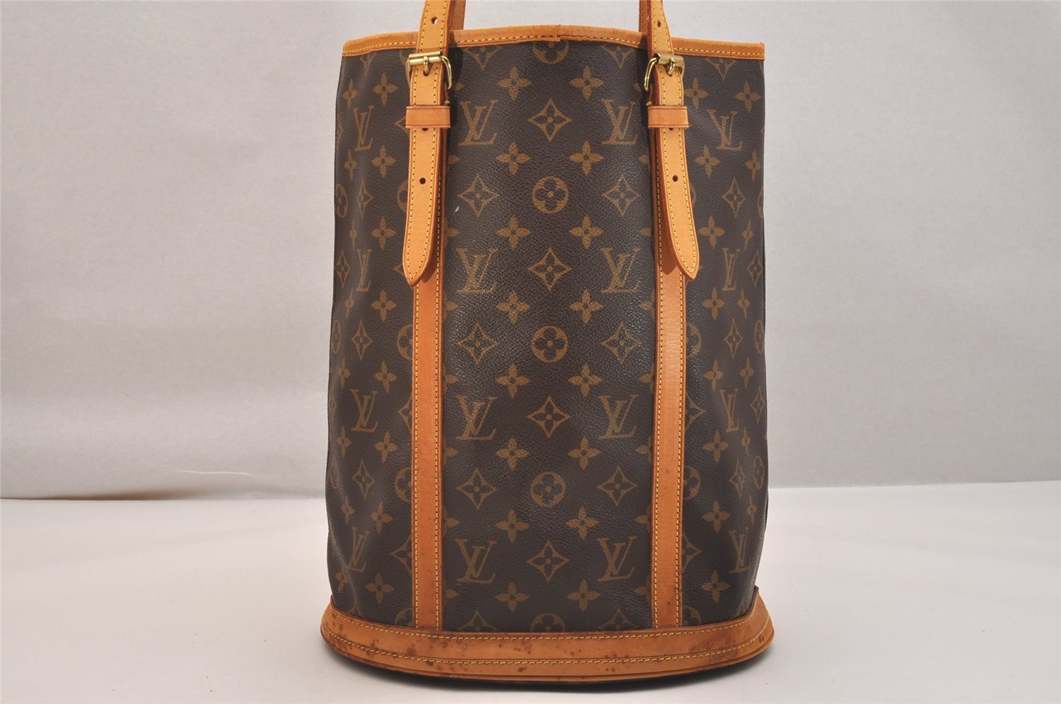 Authentic Louis Vuitton Monogram Bucket GM Shoulder Tote Bag M42236 LV 5667J