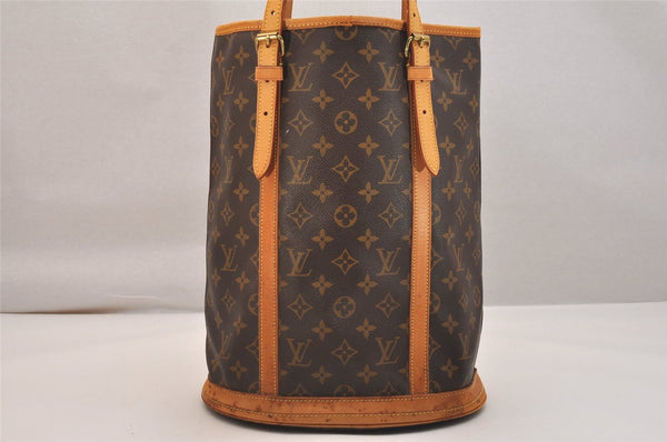 Authentic Louis Vuitton Monogram Bucket GM Shoulder Tote Bag M42236 LV 5667J