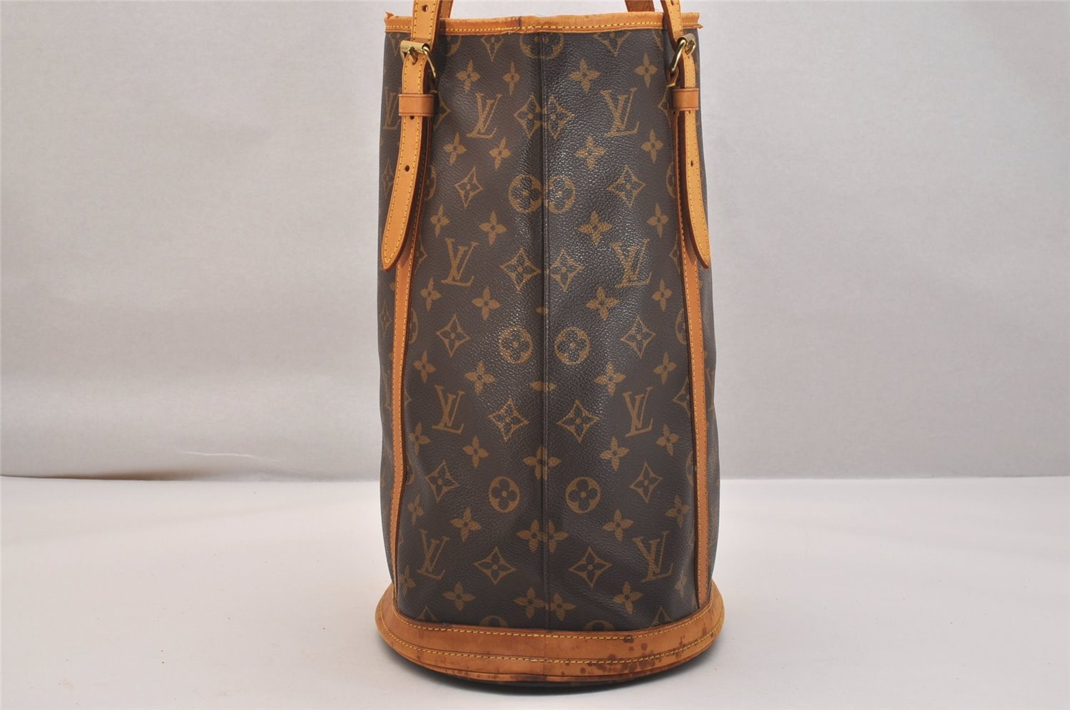 Authentic Louis Vuitton Monogram Bucket GM Shoulder Tote Bag M42236 LV 5667J