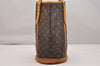 Authentic Louis Vuitton Monogram Bucket GM Shoulder Tote Bag M42236 LV 5667J