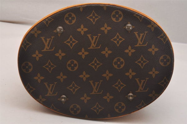 Authentic Louis Vuitton Monogram Bucket GM Shoulder Tote Bag M42236 LV 5667J
