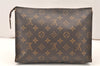 Auth Louis Vuitton Monogram Poche Toilette 26 Cosmetics Pouch Old Model LV 5667K