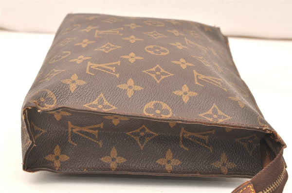 Auth Louis Vuitton Monogram Poche Toilette 26 Cosmetics Pouch Old Model LV 5667K