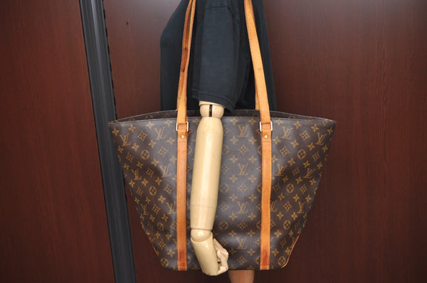 Authentic Louis Vuitton Monogram Sac Shopping PM Tote Bag M51108 LV 5668I