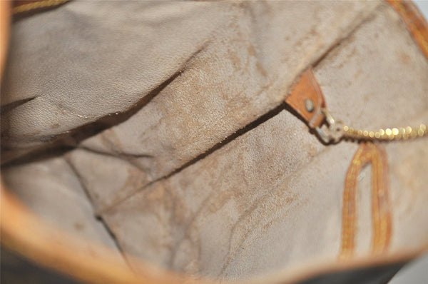 Authentic Louis Vuitton Monogram Bucket GM Shoulder Tote Bag M42236 Junk 5668J