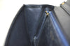 Authentic Christian Dior Vintage Shoulder Hand Bag Purse Leather Black 5669I