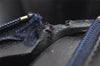 Authentic Christian Dior Vintage Shoulder Hand Bag Purse Leather Black 5669I