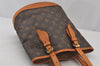 Authentic Louis Vuitton Monogram Bucket PM Shoulder Tote Bag M42238 Junk 5669J