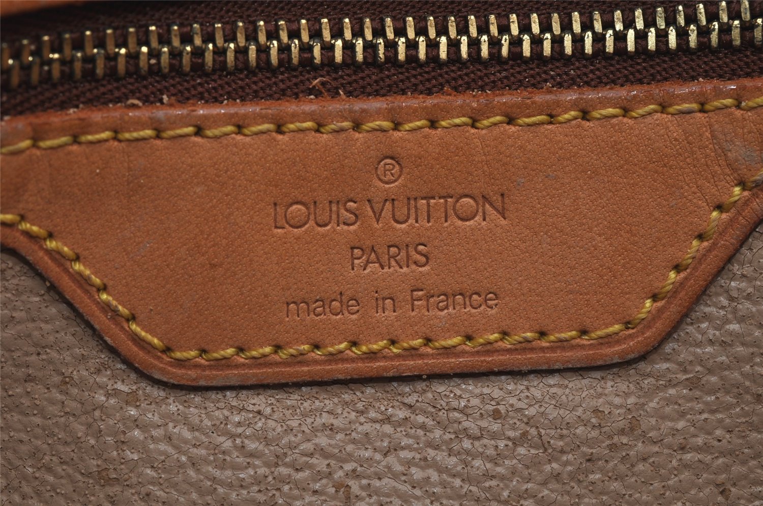 Authentic Louis Vuitton Monogram Bucket PM Shoulder Tote Bag M42238 Junk 5669J