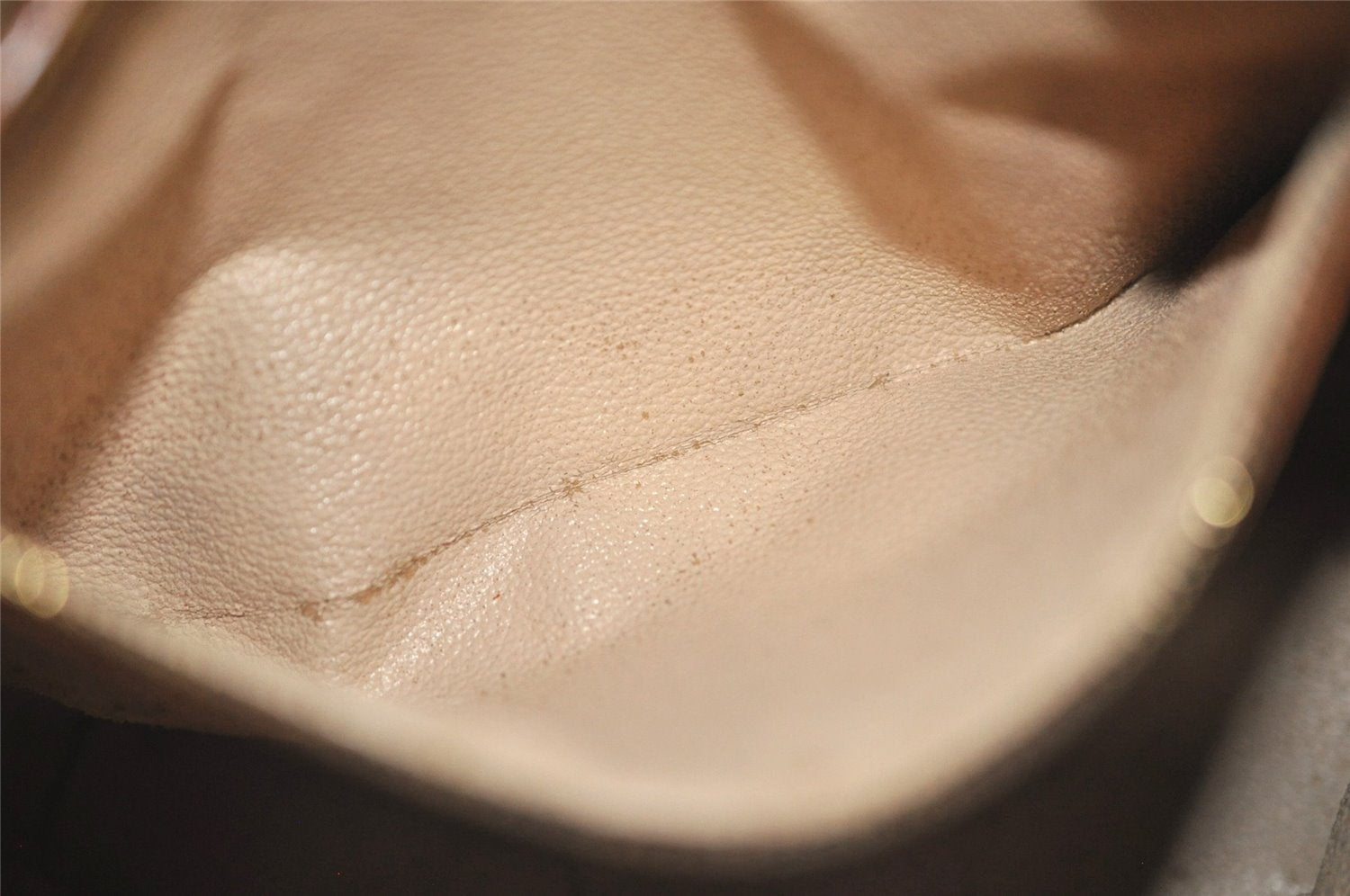 Authentic Louis Vuitton Monogram Bucket PM Shoulder Tote Bag M42238 Junk 5669J