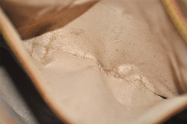 Authentic Louis Vuitton Monogram Bucket PM Shoulder Tote Bag M42238 Junk 5669J