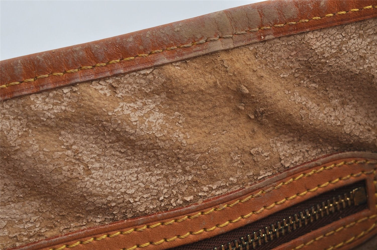 Authentic Louis Vuitton Monogram Bucket PM Shoulder Tote Bag M42238 Junk 5669J